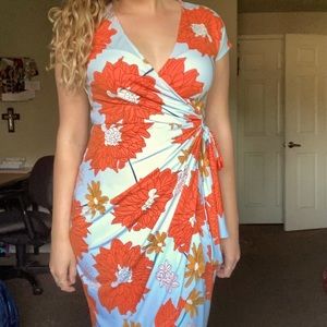 Floral Wrap Dress - MUST SELL TODAY